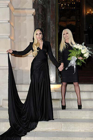 Lady Gaga at Atelier Versace