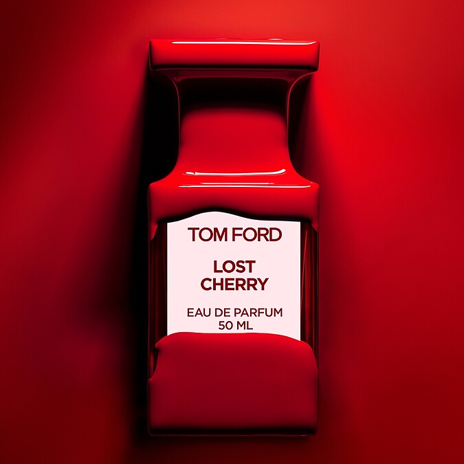 TOM FORD情慾櫻桃系列Lost Cherry形象圖。