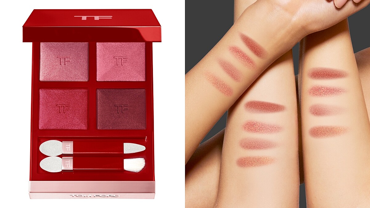 TOM FORD Electric Cherry限定版高級訂製四格眼盤，NT3,500