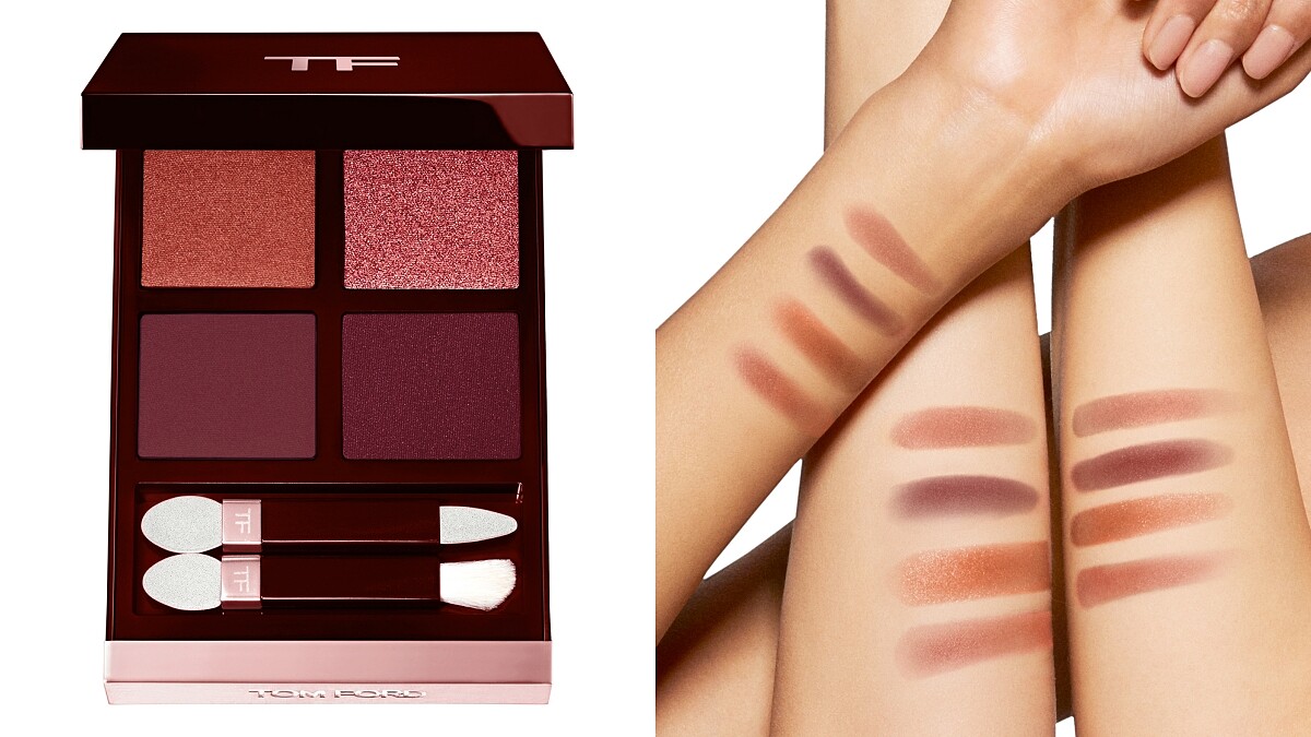 TOM FORD Cherry Smoke限定版高級訂製四格眼盤，NT3,500