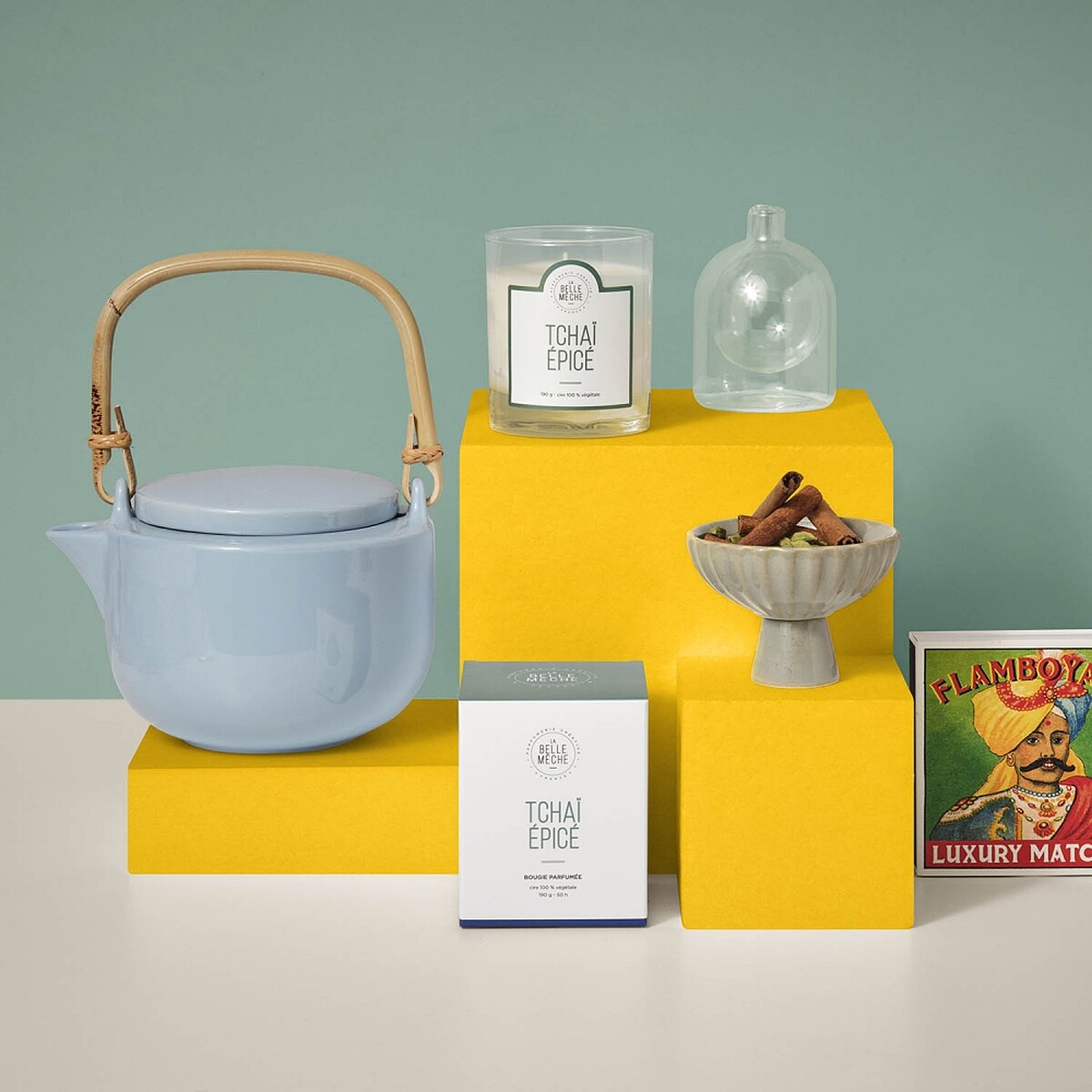 La Belle Mèche 香料薰茶香氛蠟燭190g，NT1,450