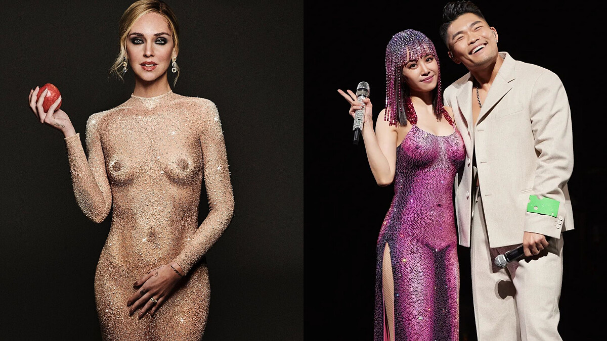 Jolin、Chiara Ferragni前後穿上裸鑽禮服，背後的女體自主思想你知道嗎？