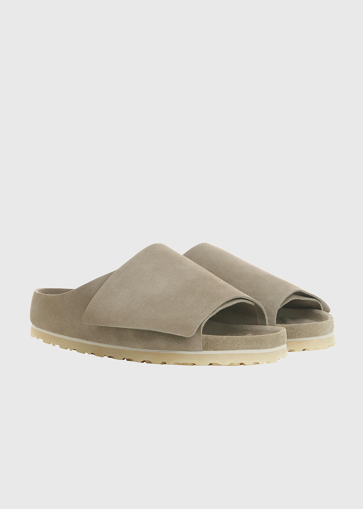 FEAR OF GOD X BIRKENSTOCK Los Feliz 絨面革拖鞋 - 大地沙色（女）NTD 14,980