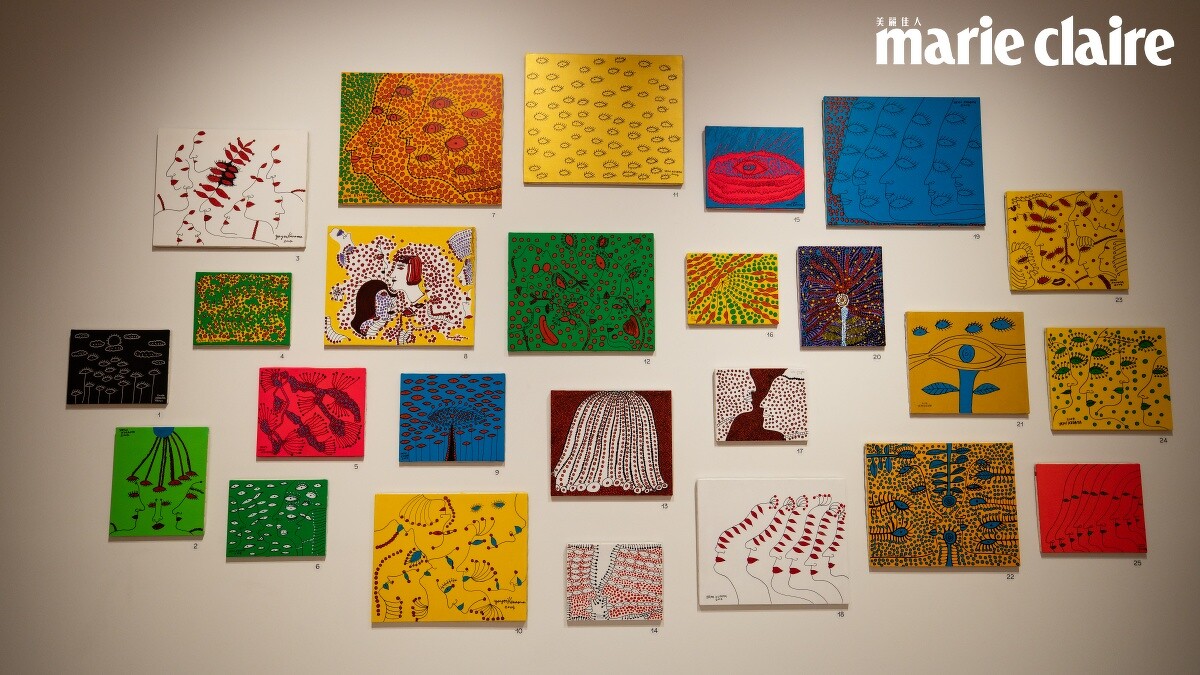 生涯最大系列《我永遠的靈魂》其中一部分展品