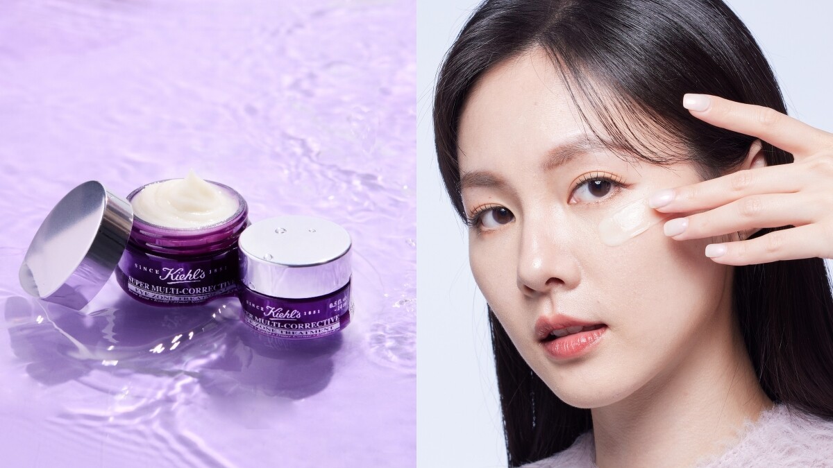 Kiehl&rsquo;s契爾氏超進化全能新生超級眼霜質地示意。