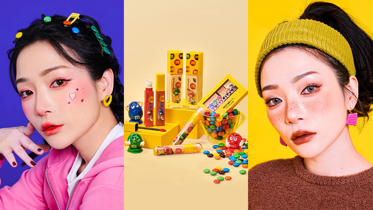 斷貨預警！媚比琳與M&amp;amp;M聯名系列少女人妻直接淪陷大喊：我全部來一份！甜心粉紅、焦糖巧克力翻玩甜炸網民！繽紛酷炫妝感秘技快請接招！