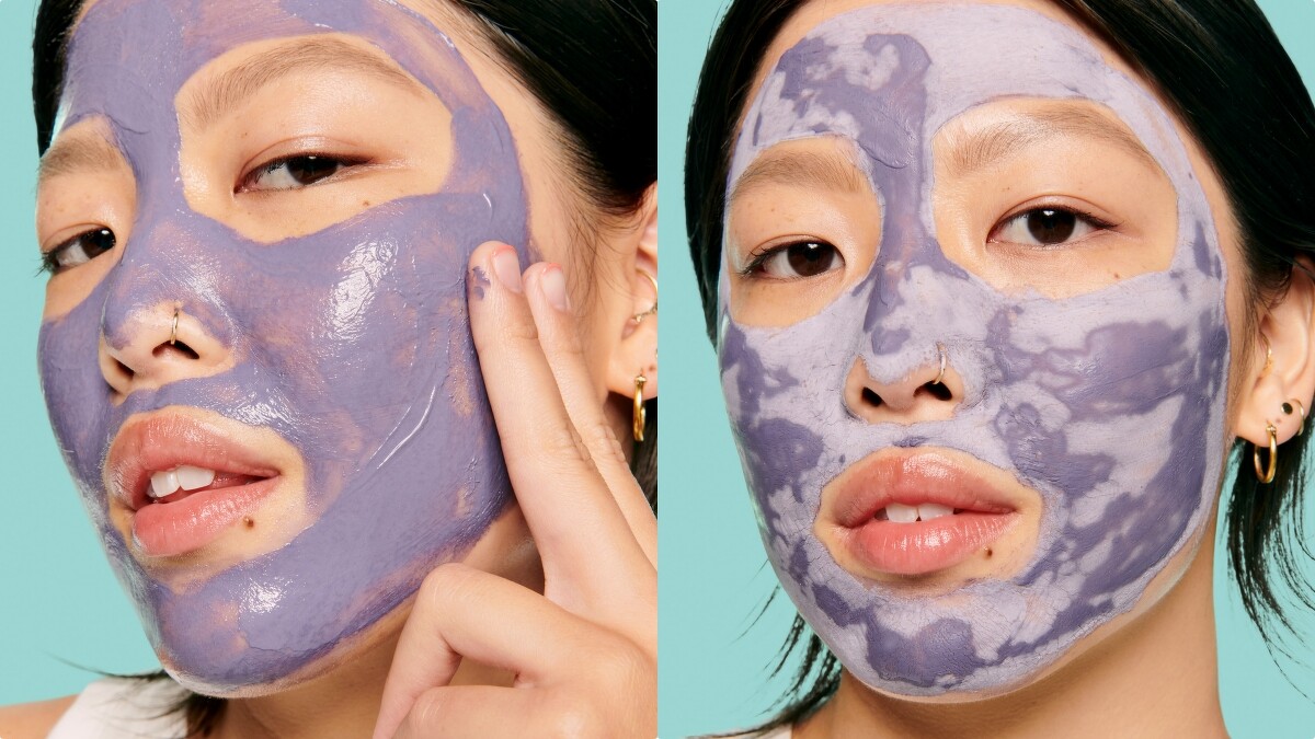 benefit無孔不入毛孔深層淨化泥膜法質地示意。