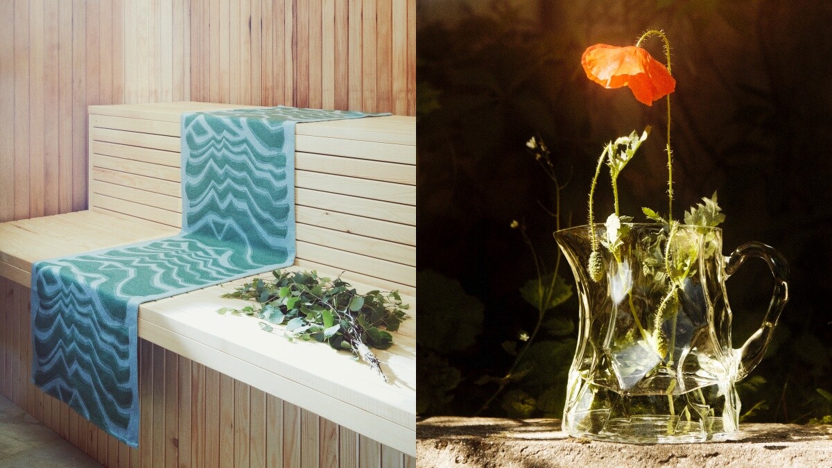 IKEA X Marimekko BASTUA聯名系列,浴巾999元、水壺499元