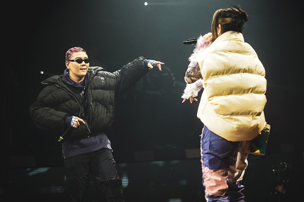 《大嘻哈時代2》REX（左）、E1and (右）