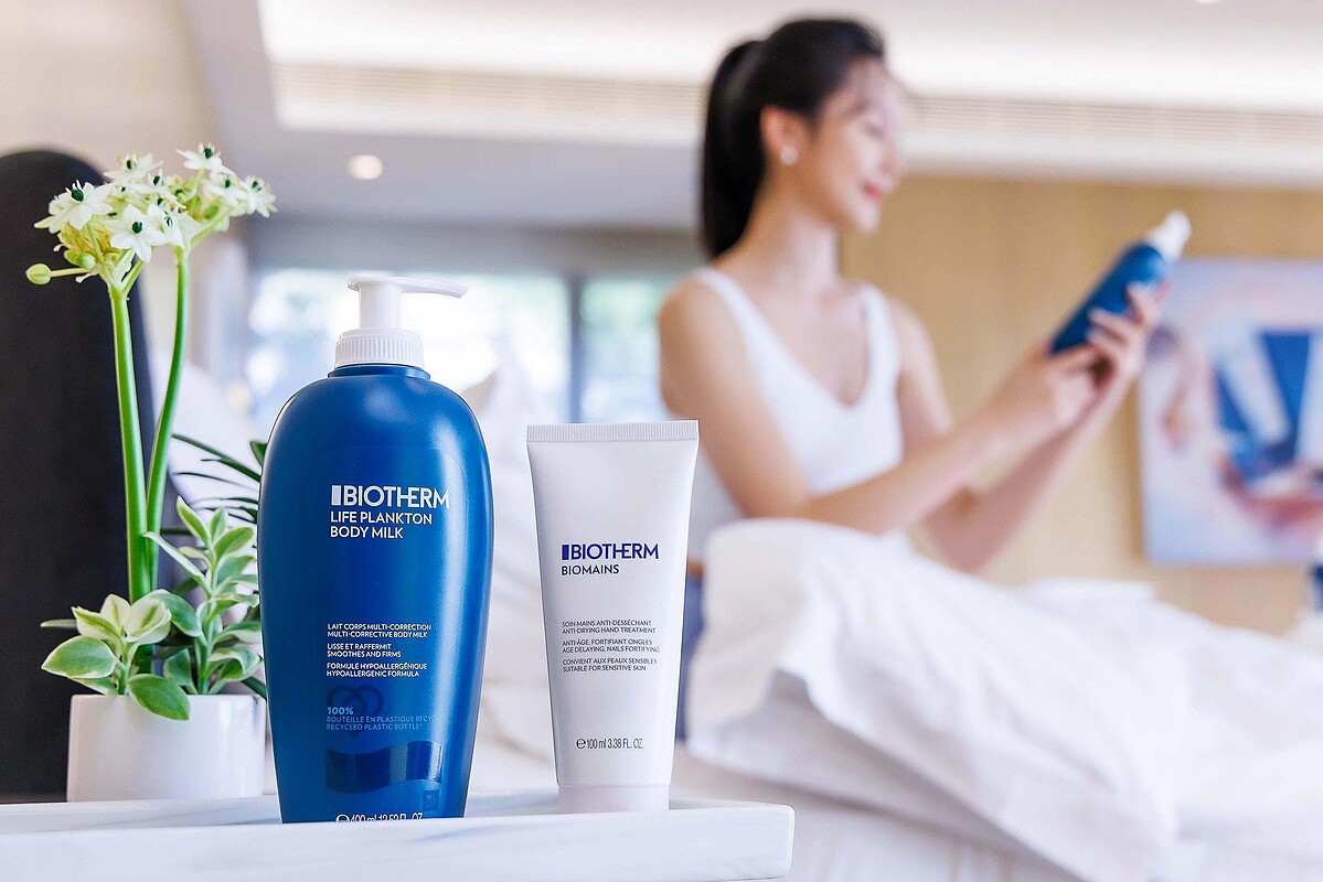BIOTHERM碧兒泉美體保養系列情境照。