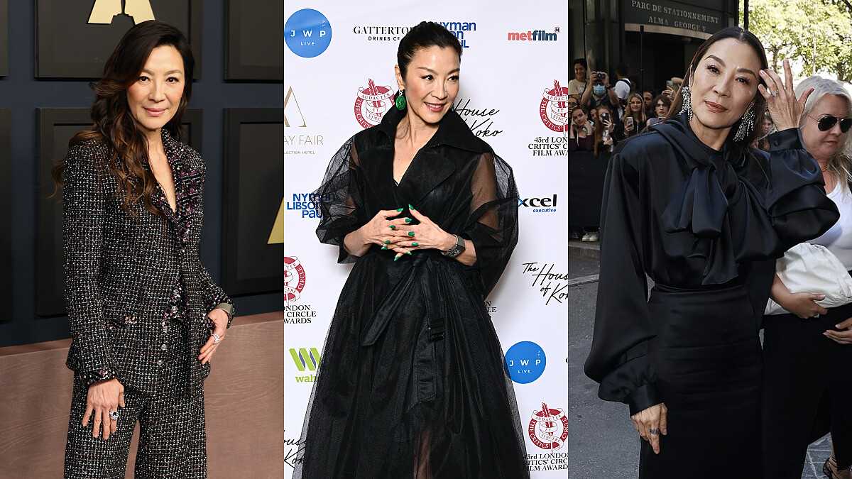 細看楊紫瓊的紅毯造型思維,最常穿黑白兩色、再難駕馭的剪裁都難不倒她