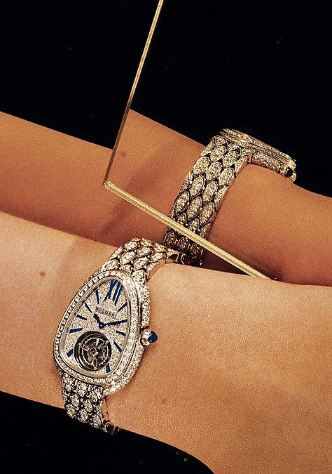 BVLGARI寶格麗SERPENTI陀飛輪珠寶腕錶