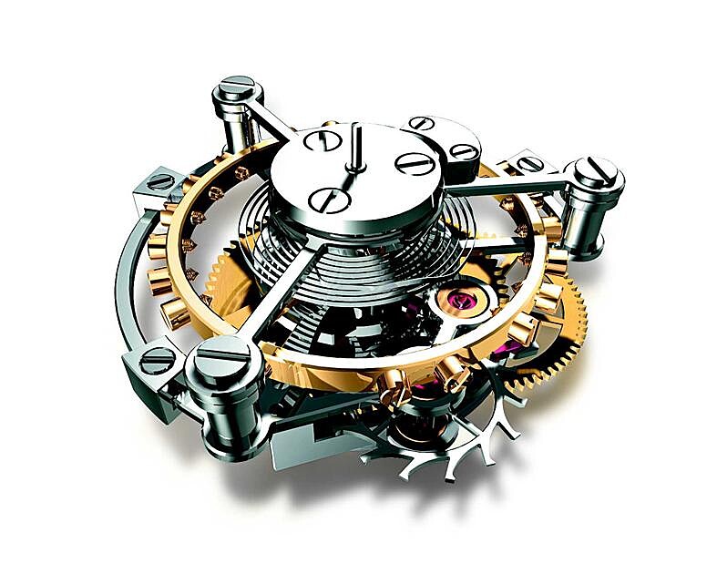 陀飛輪裝置_結構細節