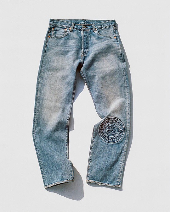 St&uuml;ssy X Levi's 501牛仔褲，NT 6,900