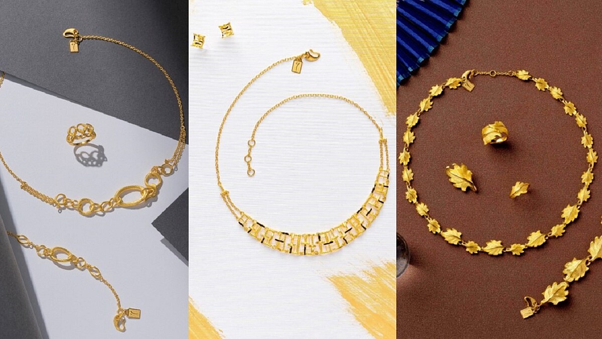 Just Gold鎮金店將時尚新風貌注入婚嫁金飾，以絢燦奪目質感品味，獻上最純粹的專屬祝福見證新人永恆愛情！