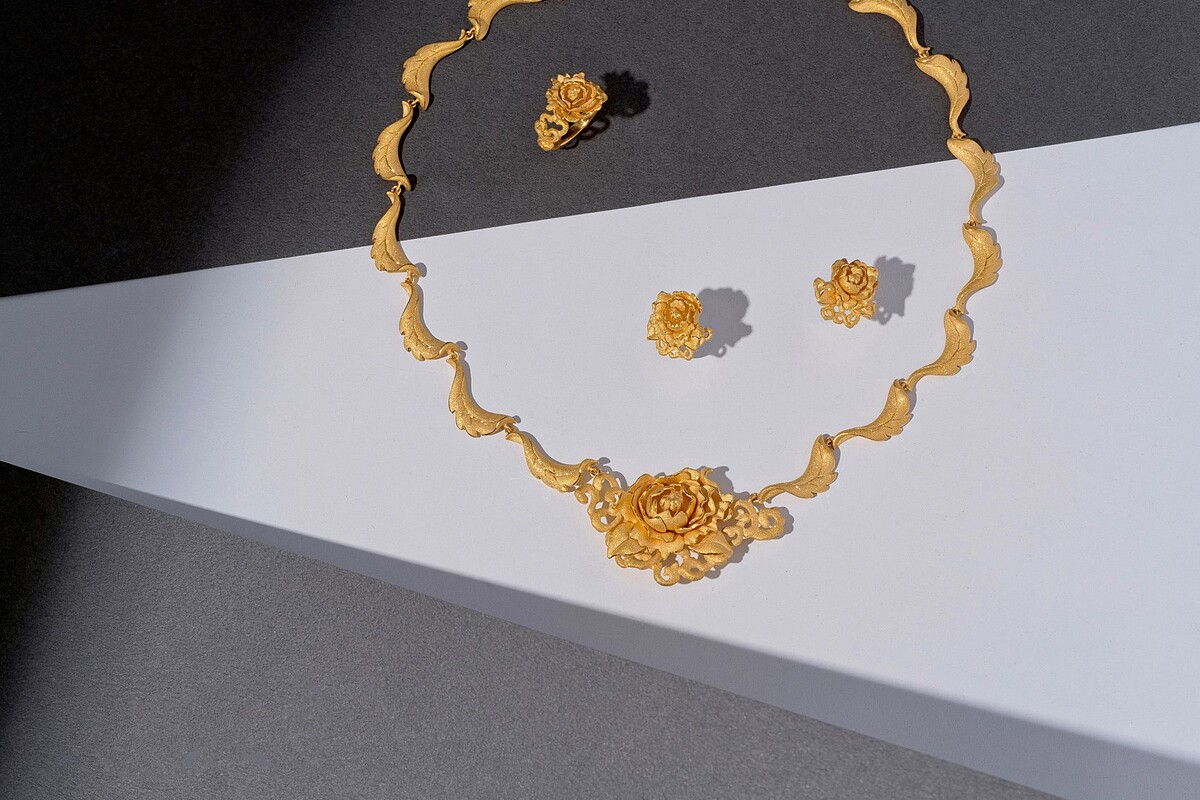 Just Gold鎮金店「珍愛盛放」純金套組