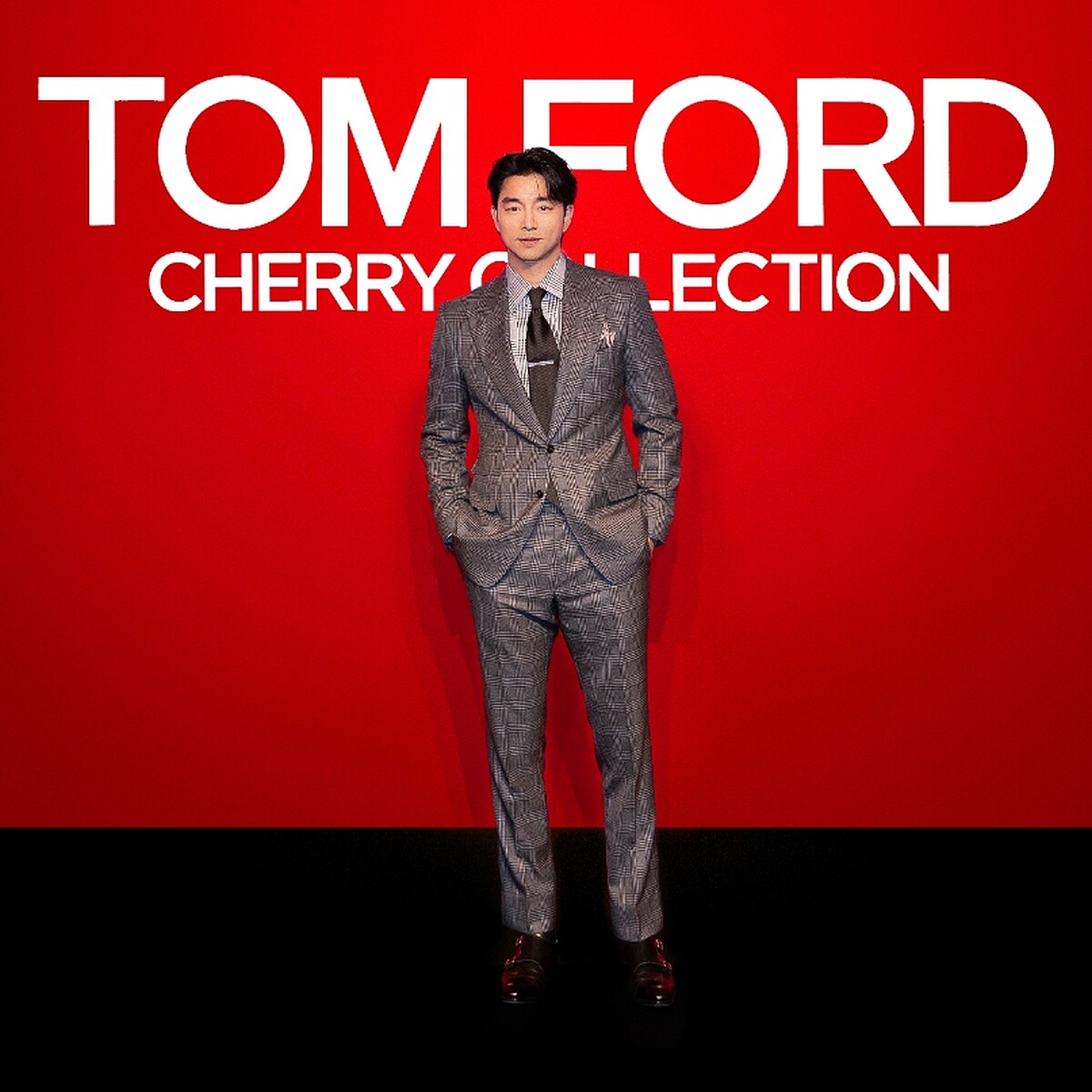 亞太區形象大使孔劉出席TF私人調香情慾櫻桃系列新作發表會。