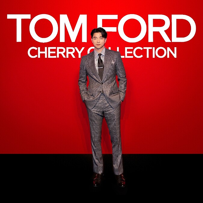 亞太區形象大使孔劉出席TF私人調香情慾櫻桃系列新作發表會。