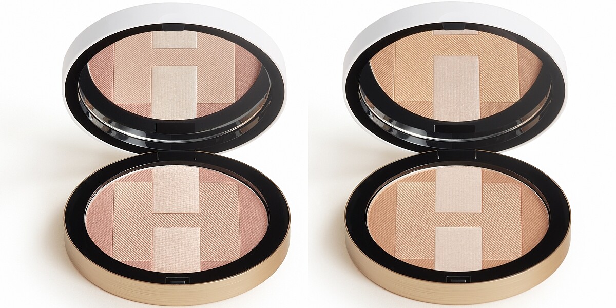 Herm&egrave;s愛馬仕H Trio三色珠光礦物蜜粉餅(共2色)，NT3,450