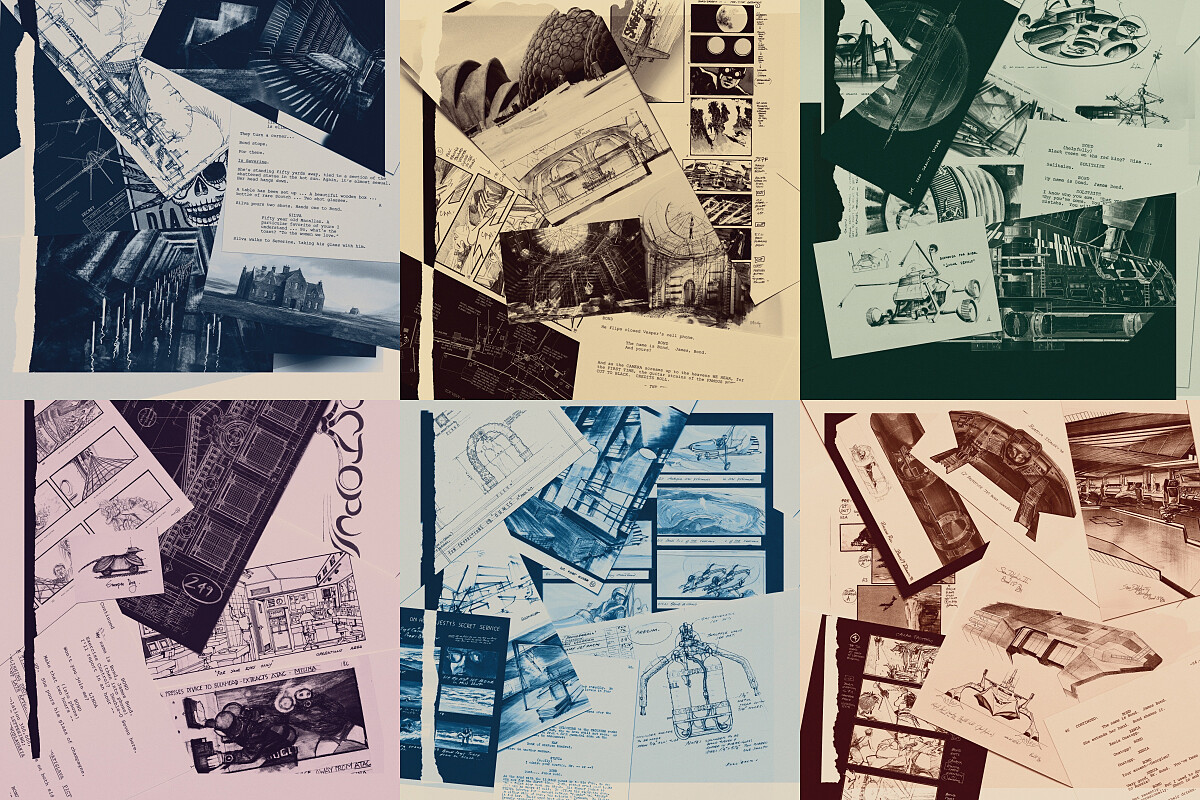 包裝結合電影未公開經典場景手稿，提升藝術價值。