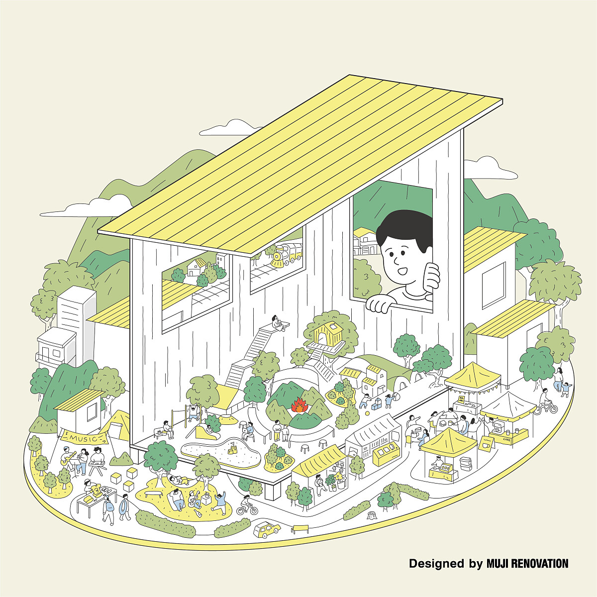 「MUJI RENOVATION 空間改造企劃」。