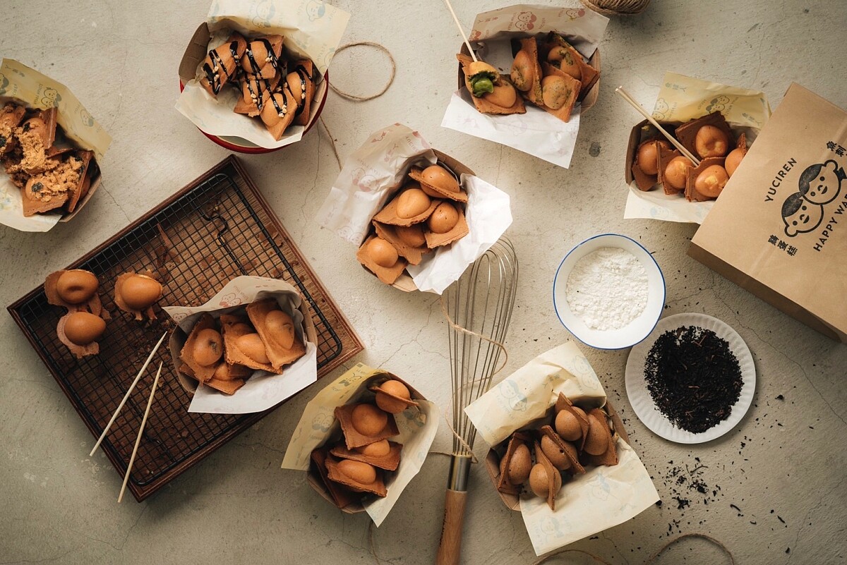 Yuciren魚刺人雞蛋糕。