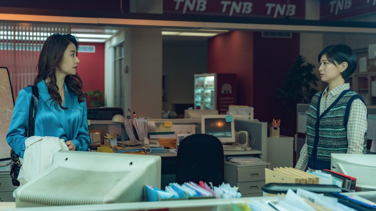 林心如和江宜蓉繼《華燈初上》後再合作《模仿犯》化身新聞台上司下屬