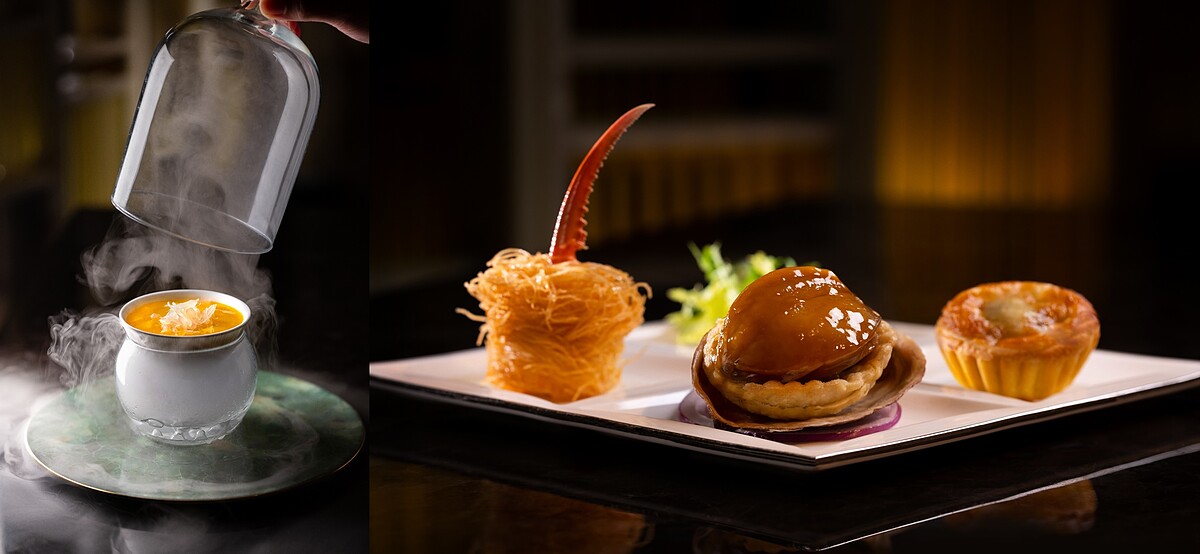 在麗晶軒用餐是一趟色香味五感具足的完美體驗。圖片提供:香港麗晶酒店