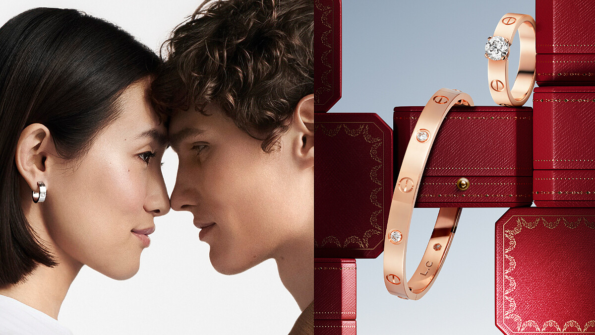 卡地亞小紅盒中的璀璨美鑽，替戀人們在白色情人節傳遞彼此炙熱情意，綻放極致浪漫的愛情光采！
