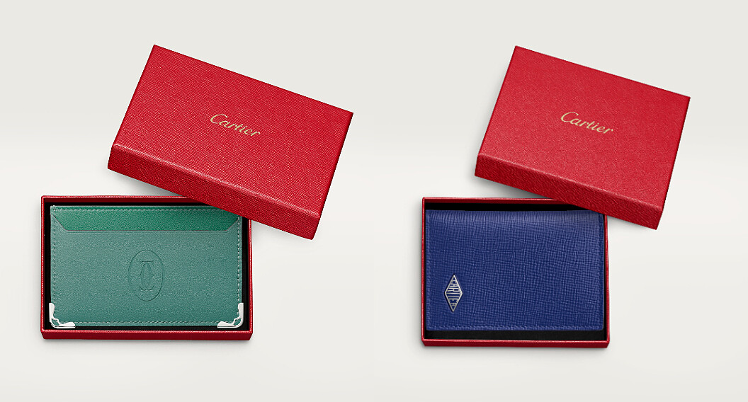 Must de Cartier卡片夾NT5,900，Cartier Losange卡片夾NT11,100(年度新品)。