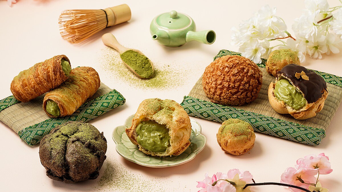 beard papa’s菜單「抹茶泡芙系列」3月限定開賣!大人系苦甜滋味太好吃