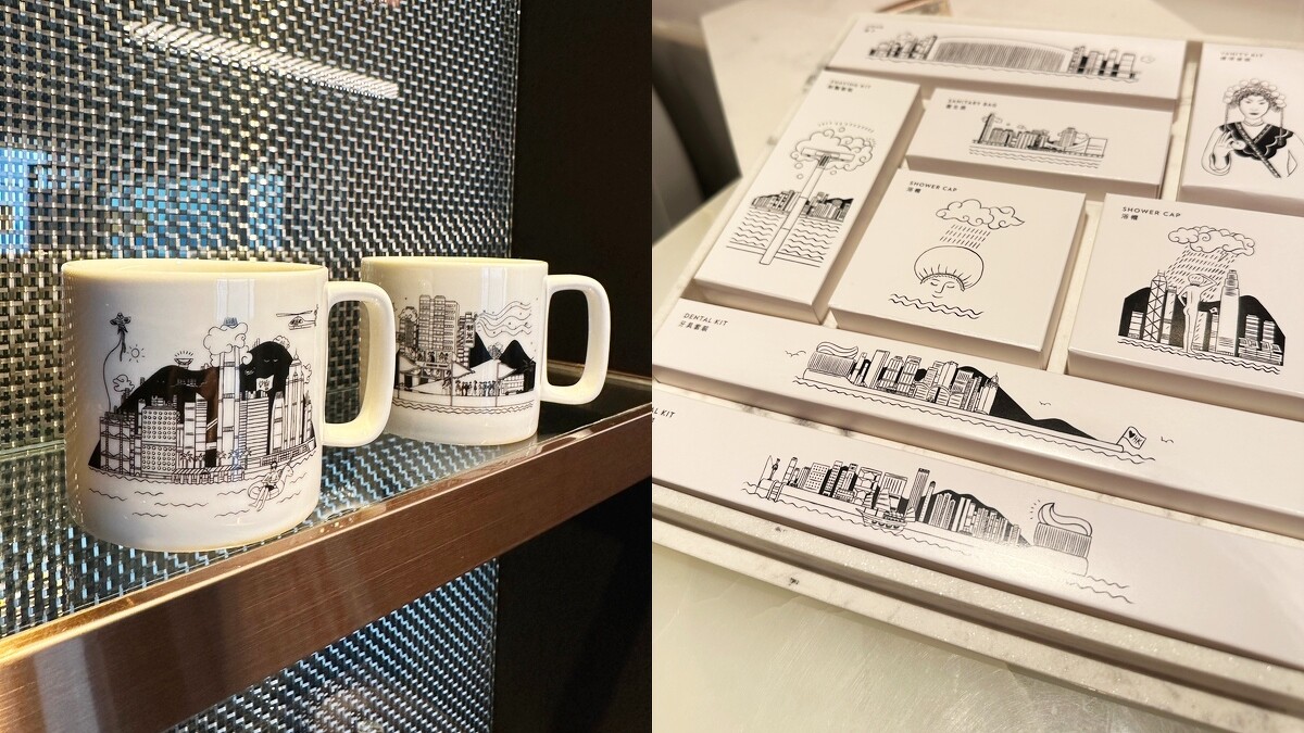 融入在地風景特色的備品、馬克杯設計