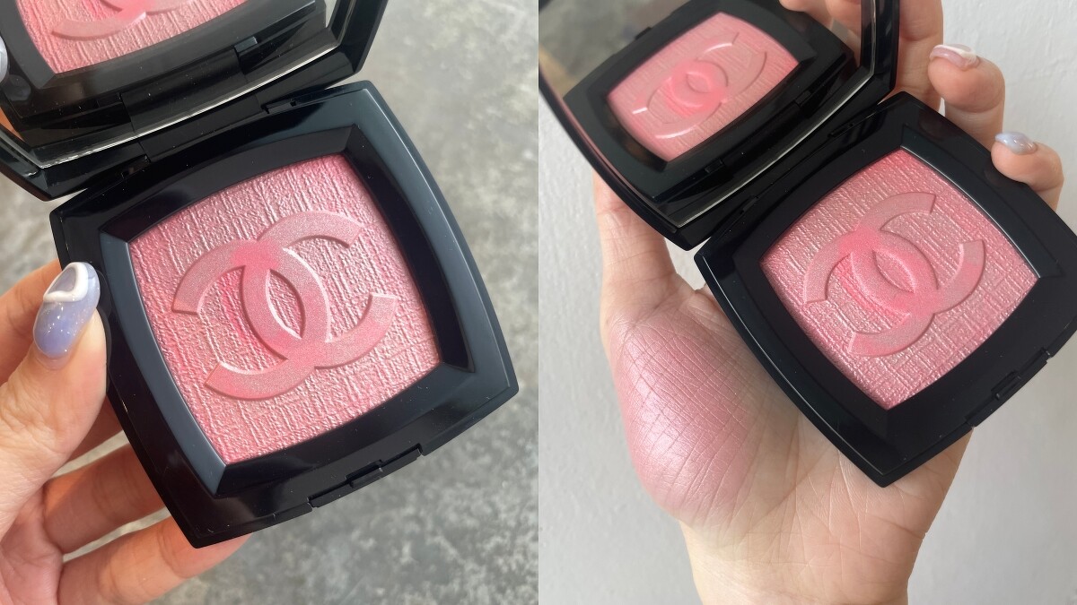 香奈兒渲染訂製頰彩盤 手部試色實拍