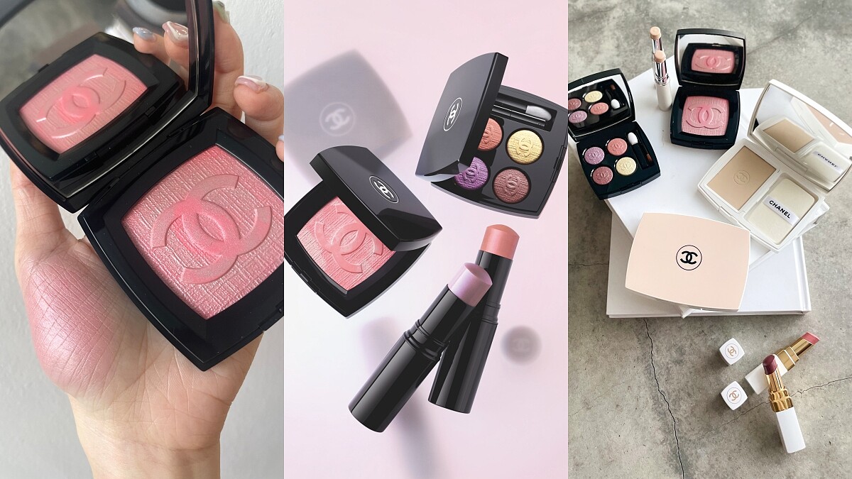 2023香奈兒珍珠光感限量彩妝超夢幻！粉彩斜紋軟呢化身眼、頰彩，打造輕盈仙氣春夏妝容