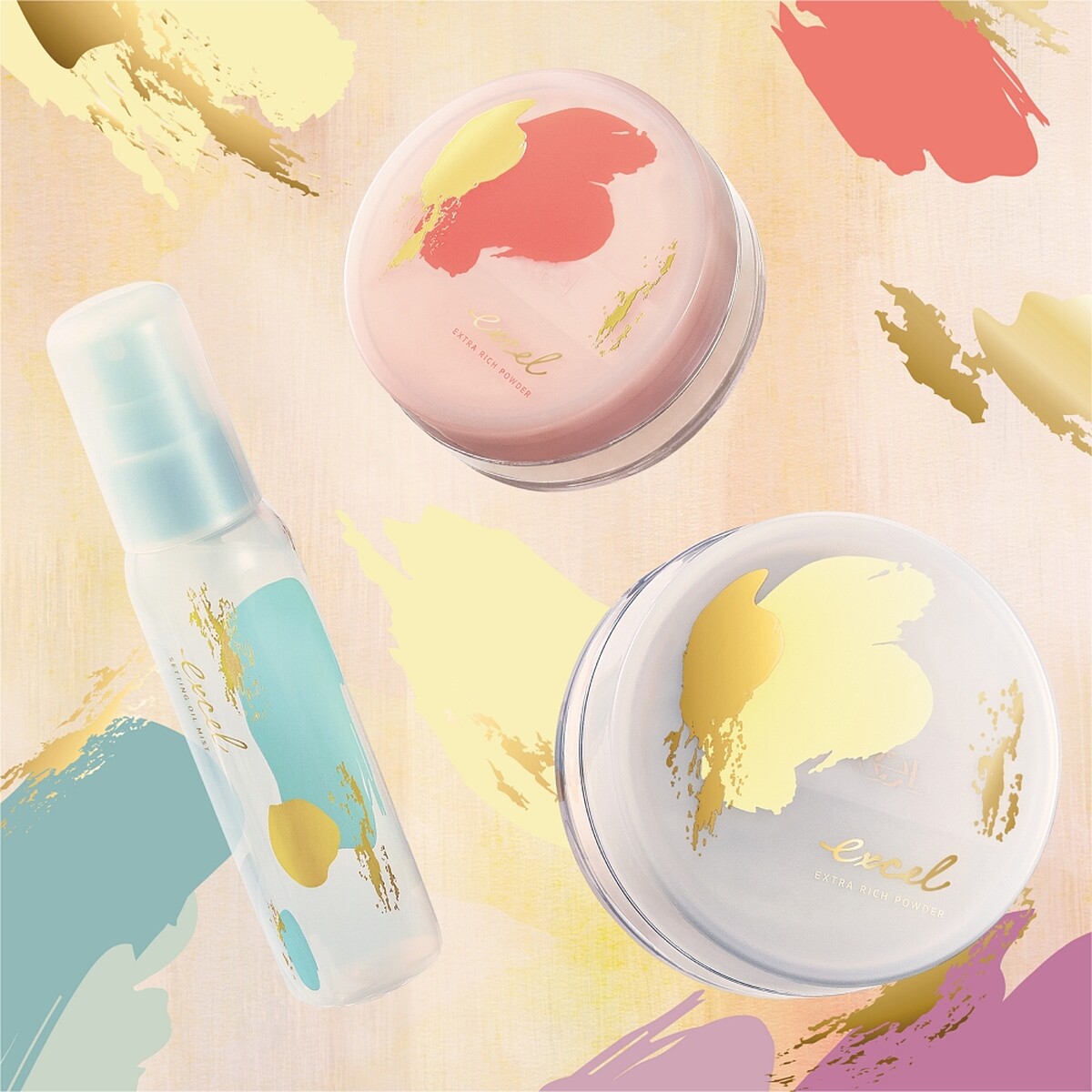 EXCEL璃彩光盈蜜粉情境圖。