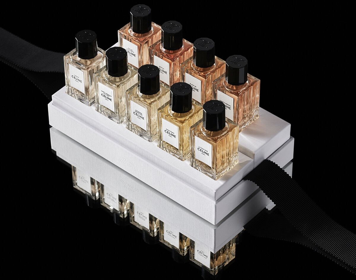 CELINE高級訂製香水迷你香水禮盒情境。