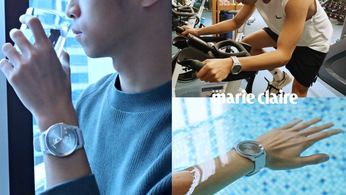 智慧腕錶可支援運動、游泳、喝水提醒與紀錄等多元功能