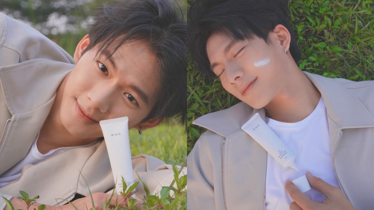 國民年下男都用些什麼？吳念軒大方公開日常不能少的人事物！隨身包包內翻出許多仙女姐姐都愛的RMK UV防護乳，超高防曬係數又清爽，收服男生完全不意外！ 