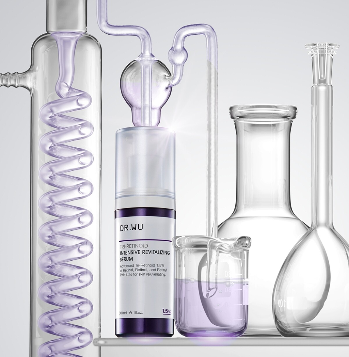 DR.WU超A醇煥顏緊緻精華1.5%情境。