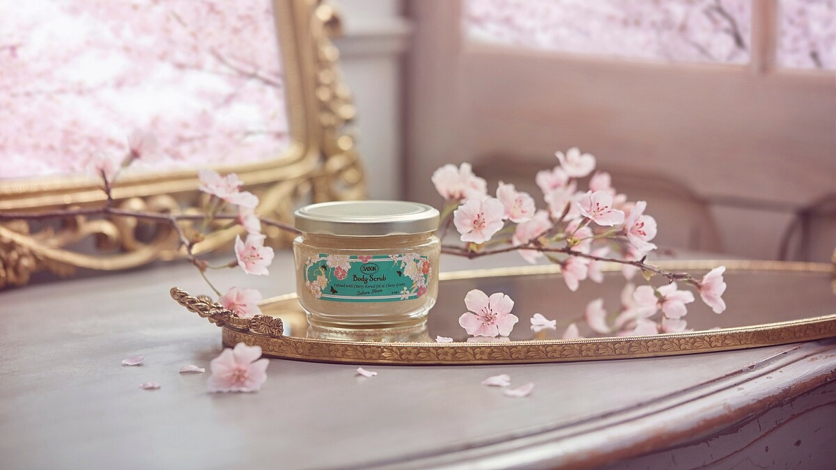 SABON花霞之境身體磨砂膏320g，NT1,080