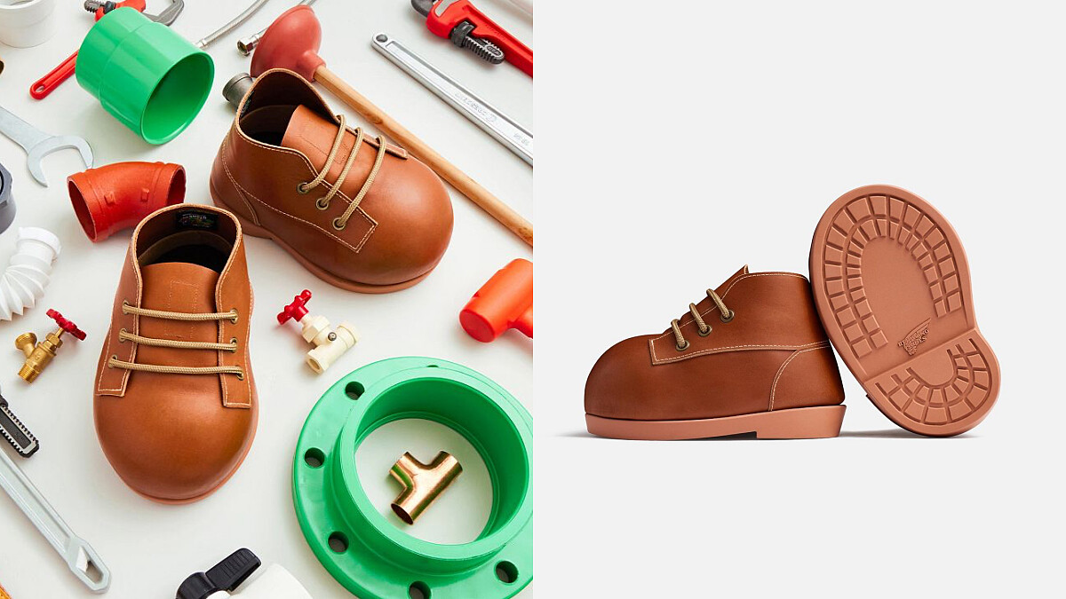 瑪利歐同款皮鞋推出真人版本，鞋底材質竟然是用這項材料做出來的？