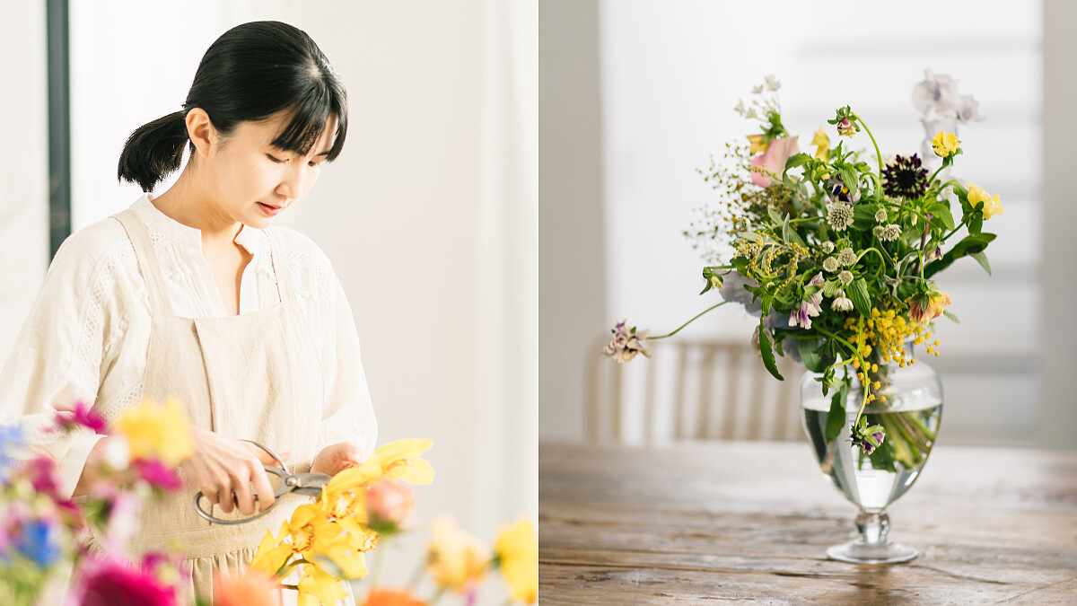 非典型花藝「一隅有花」，為自己訂一束週花，陪伴生活的自然日常