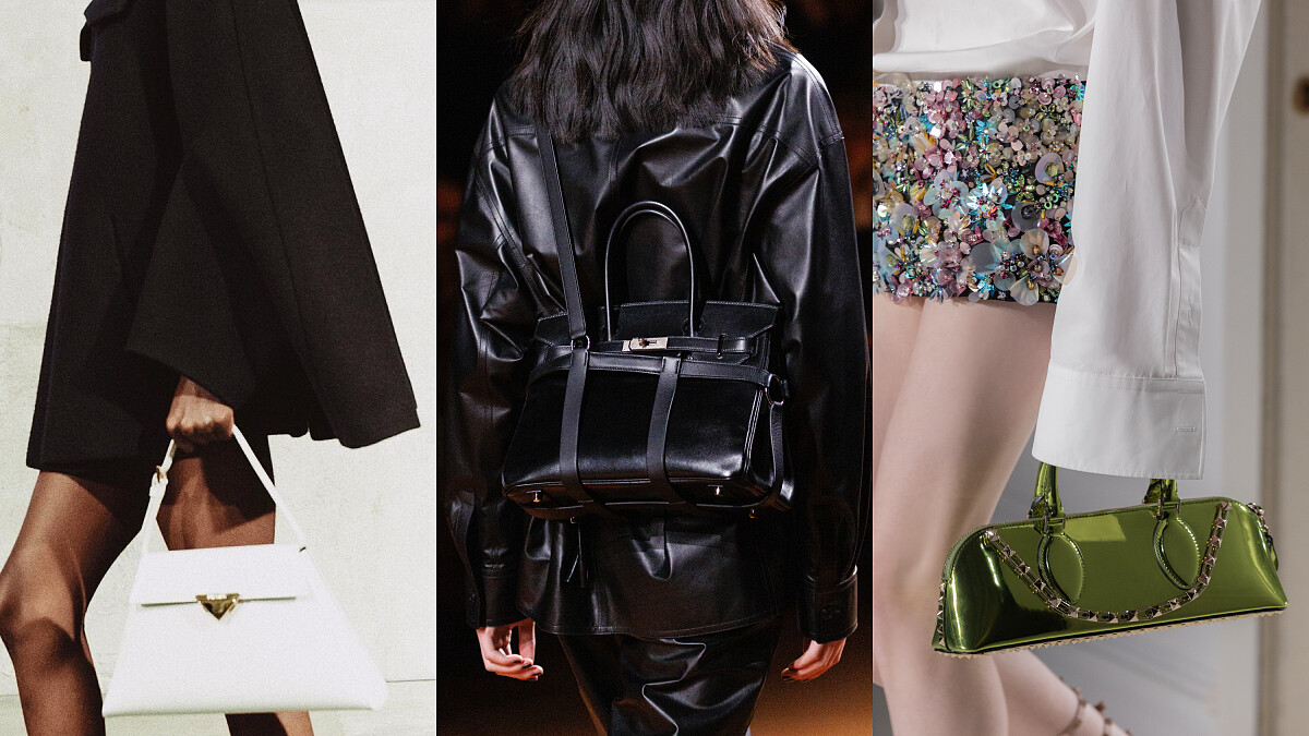 2023秋冬時裝週新包有哪些？Prada極簡梯形包、愛馬仕柏金包終於可以肩背