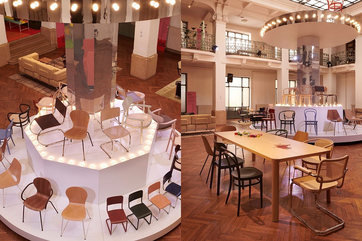  Thonet 有許多與設計師合作的知名作品。