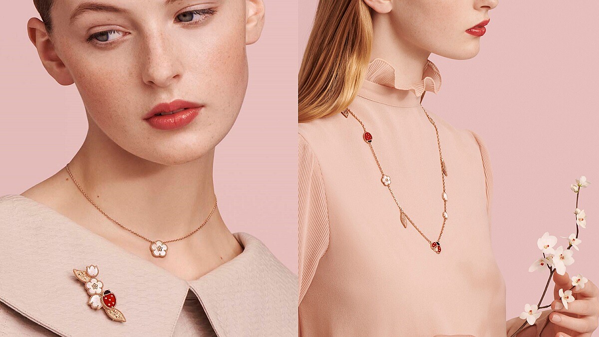 Van Cleef &amp;amp; Arpels梵克雅寶獻上專屬春日的幸福光采！2023 Lucky Spring系列以細膩生動的瓢蟲、梅花、鈴蘭符碼，綻放夢幻討喜魅力擄獲人心！