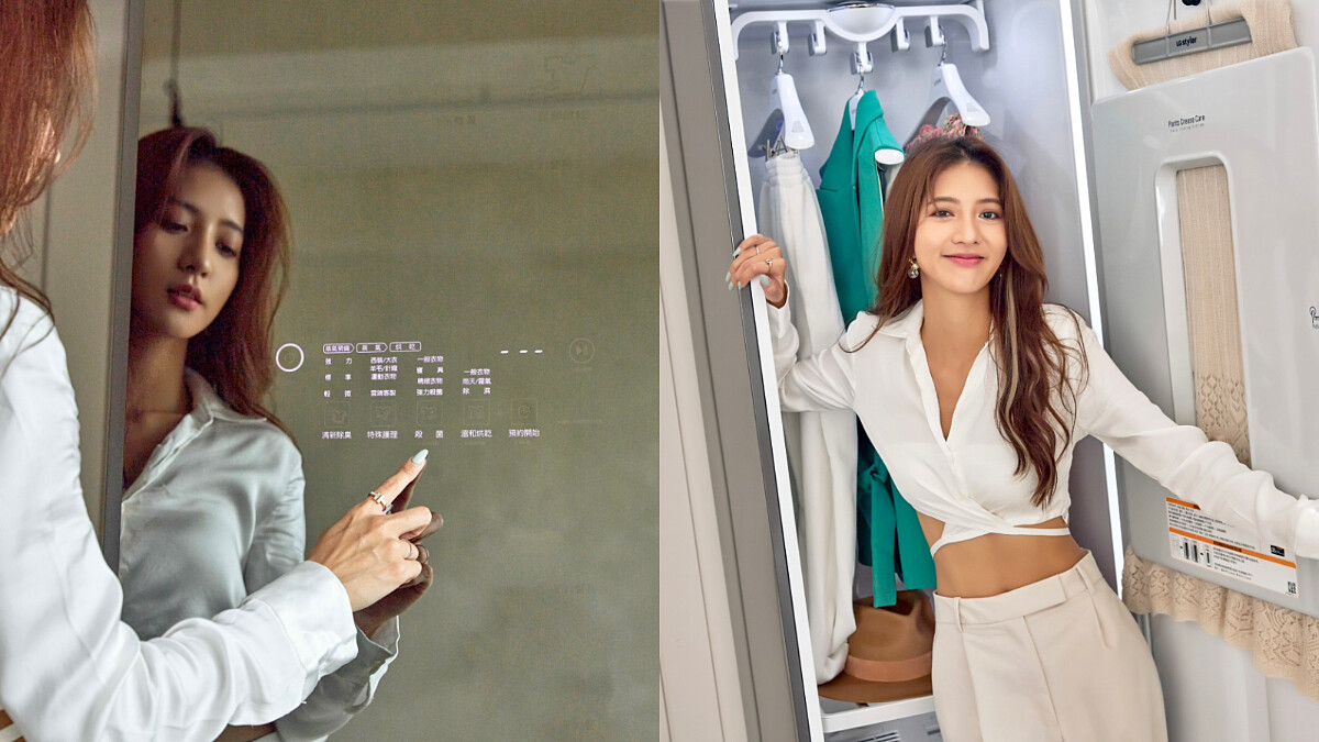 最不後悔買的家電就是它！時尚人妻妍安激推LG Styler蒸氣電子衣櫥隱藏版功能「每次拿出來衣服都像新的一樣！」