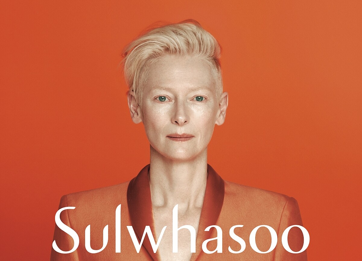 雪花秀全新品牌代言人蒂妲史雲頓Tilda Swinton。
