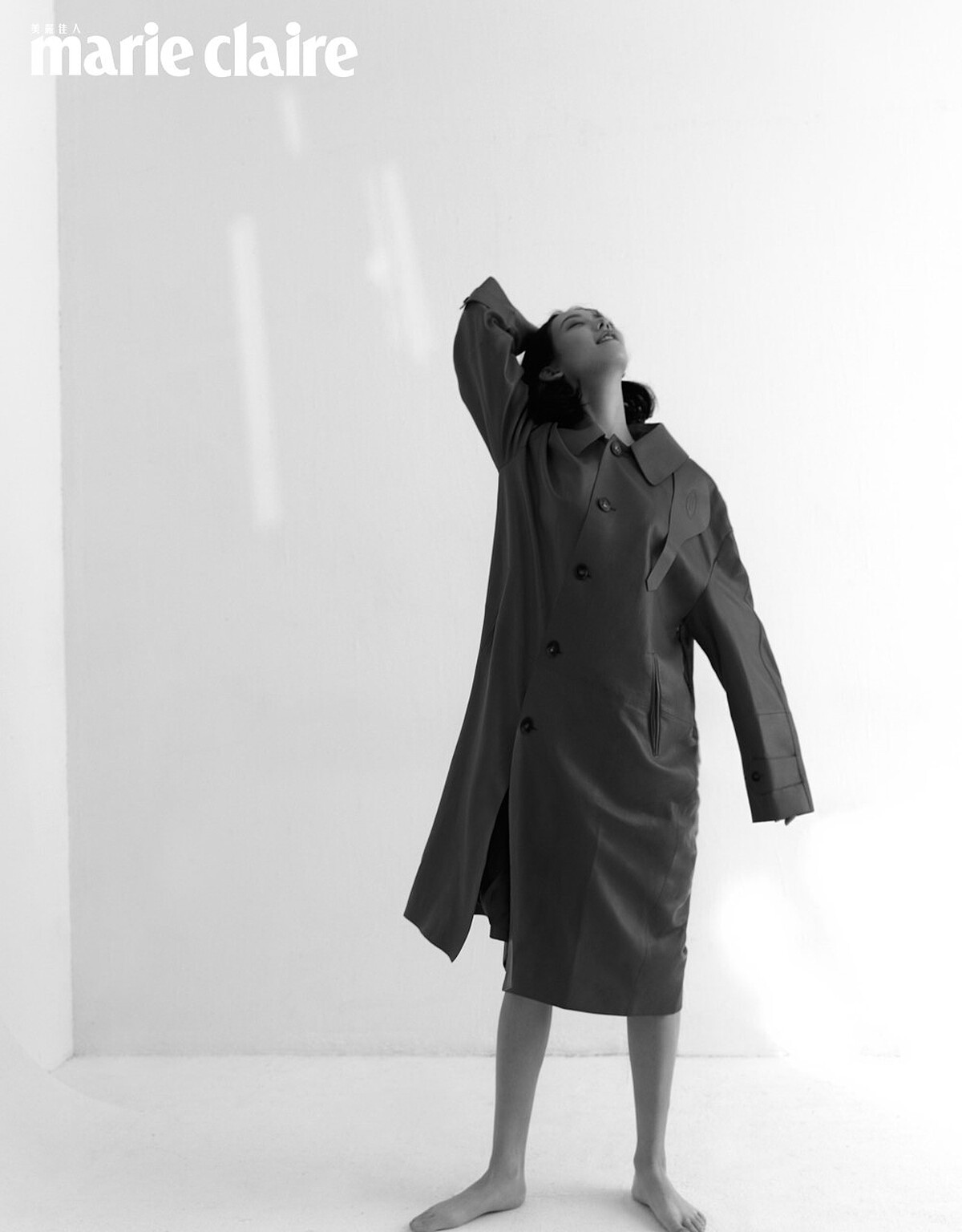 紅色皮革風衣，by Tod&rsquo;s。