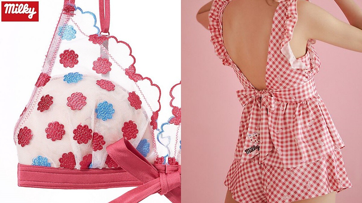 Peach John X 不二家聯名，格紋睡衣、牛奶妹糖果內衣…4大品項一次看