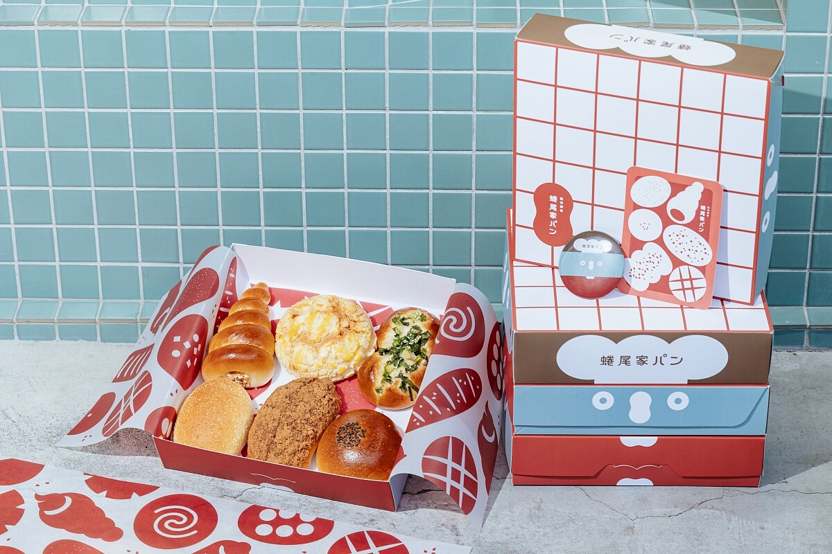 「經典麵包餐盒」內含六款經典台式麵包。